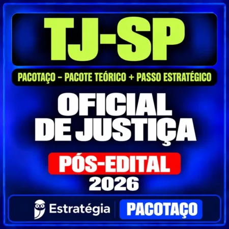 Rateio Pacotaço Oficial de Justiça TJ-SP 2026 — teoria e Passo Estratégico no RCO